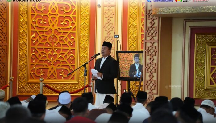 Momentum Lebaran, Plh Bupati Rohul Syafaruddin Poti Ajak Bangun Daerah dengan Semangat Persatuan