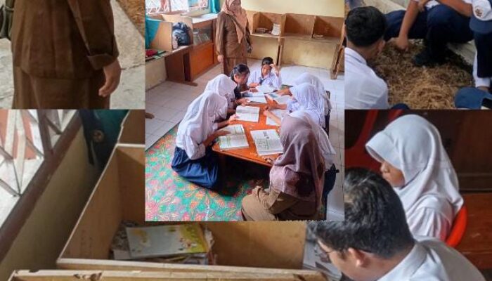 Usai Libur Idul Fitri 1447 H/2026 M SMPN 05 Tebo Menggelar Giat Gotong Royong Dan Siswa-siswi Giat Membaca Di Perpustakaan