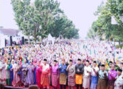 Torehkan Rekor Dunia, 6.000 Penari Zapin Massal BKOW Riau Guncang Pekanbaru