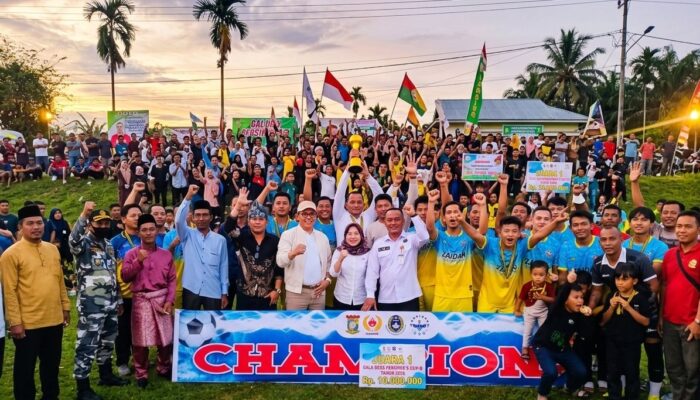 Pasir Sialang FC Juara Persiber Cup III 2026, Final Spektakuler Gegarkan Lapangan Longuong