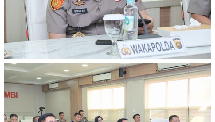 Polda Jambi Ikuti Vicon Rekrutmen Taruna/i Akpol 2026, Tekankan Prinsip BETAH