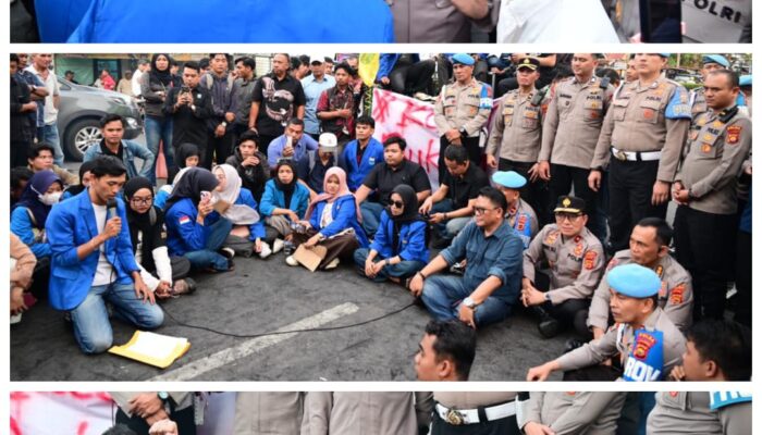 Wakapolda Jambi Duduk Bersama Pendemo, Tegaskan Komitmen Transparasi dan Penegakan Hukum