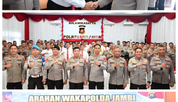Wakapolda Jambi Kunjungi Polres Tebo, Bungo, dan Merangin, Tekankan Profesionalisme dan Pelayanan Publik