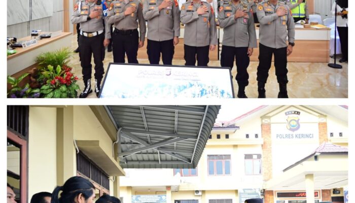Wakapolda Jambi Brigjen Pol. B. Ali Kunjungi Polres Kerinci, Tekankan Profesionalisme dan Pelayanan Humanis