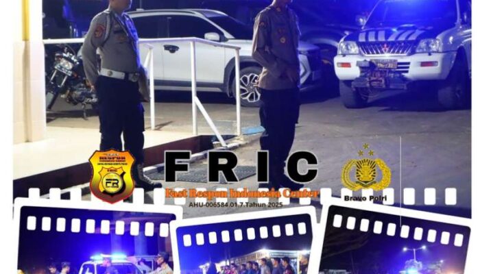 Polri Untuk Masyarkat , Polres Tanjab Timur Gelar KRYD Antisipasi Ganguan Kamtibmas