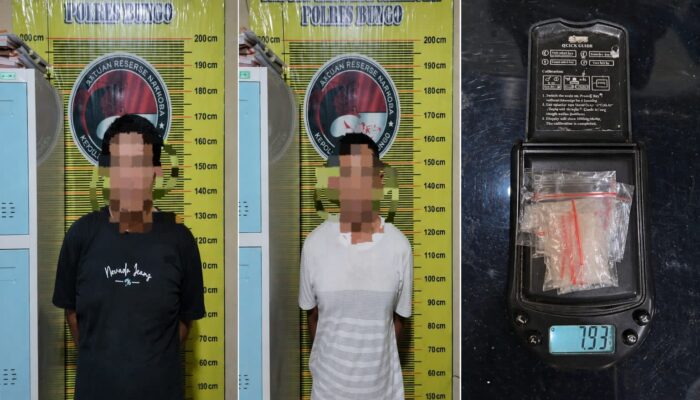 Polres Bungo Melalui Tim Sat resnarkoba Kembali Berhasil Ungkap Dugaan Peredaran Sabu, Diduga Dua Pelaku Diamankan