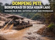 Dua Unit Dompeng Beroperasi di Desa Kebun Lado, Dugaan PETI Milik Didi Tidak Tersentuh Hukum Mencuat!