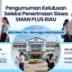 SPMB SMA Negeri Plus Riau Jauh Lebih Baik, 200 Calon Peserta Didik Tunggu Pengumuman Penerimaan