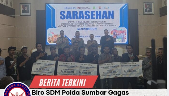 Biro SDM Polda Sumbar Gagas Akselerasi Penyaluran KUR untuk Petani Jagung, Pasaman Jadi Lokasi Perdana Program Strategis Ketahanan Pangan