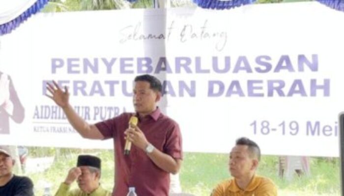 Anggota DPRD Pekanbaru Aidhil Nur Putra Gelar Penyebarluasan Perda KTR di Labuhbaru Timur