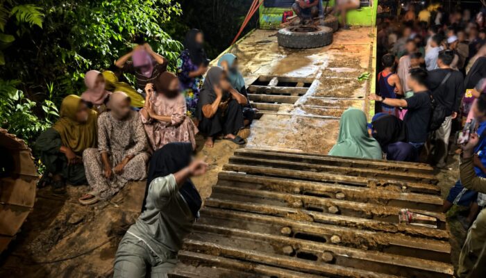 Diduga Dihadang Warga, Polres Bungo Berhasil Evakuasi Alat Berat Hasil Razia PETI Setelah Hampir 10 Jam