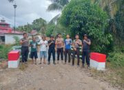 Akses Harapan Terbuka, Satbrimob Polda Riau Rampungkan Pembangunan Jembatan di Rokan Hulu