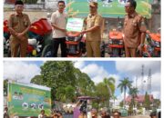 Pemkab Tebo, Wakil Bupati Nazar Menyerahkan AL Sintan Pra Panen Dan Pasca Panen Kepada Petani Brigade Pangan, Percepat Tingkatkan Ketahanan Pangan Di Masyarakat