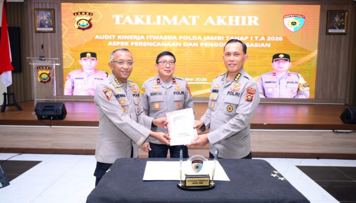 Polda Jambi Gelar Taklimat Akhir Audit Kinerja 2026, Perkuat Pengawasan Dan Pelayanan Presisi