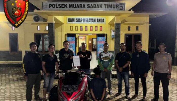 Kurang Dari 24 Jam, Tim Opsnal Sat Reskrim, Polsek Nipah Panjang Dan Polsek Sabak Timur Kerjasama Berhasil Ungkap Kasus Curanmor