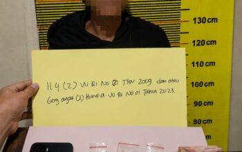 Diduga Nekat Edarkan Sabu Seorang Pria Di Kampung Lubuk Berhasil Di Bekuk Tim Satresnarkoba Polres Bungo