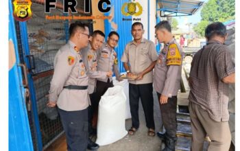 Nyata Bermanfaat Program Ketahanan Pangan, Polsek Mestong Dampingi 3 Desa Kirim Hasil Panen Jagung Ke Bulog 