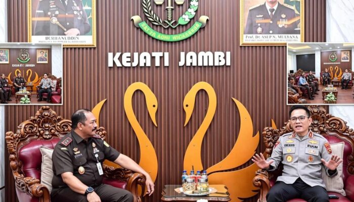 Kapolda Jambi Sambangi Kejati, Perkuat Sinergi Penegakan Hukum dan Implementasi KUHP-KUHAP