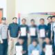 Satreskrim Polres Pohuwato Tahan Enam Tersangka Dugaan Pengrusakan Fasilitas Perusahaan di Popayato Timur