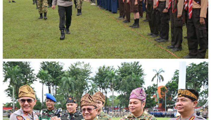 Kapolda Jambi Pimpin Apel Kebangsaan Sabuk Kamtibmas Dan Perkuat Sinergi Ciptakan Kota Jambi Aman dan Kondusif
