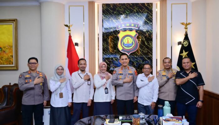 Kapolda Jambi Irjen Pol. Krisno H. Siregar Terima Audiensi BPS, Tegaskan Dukungan Penuh Kawal Sensus Ekonomi 2026