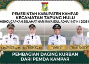 Camat Tapung Hulu: Idul Adha Momentum Kepedulian dan Kebersamaan dengan Masyarakat