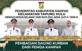 Camat Tapung Hulu: Idul Adha Momentum Kepedulian dan Kebersamaan dengan Masyarakat