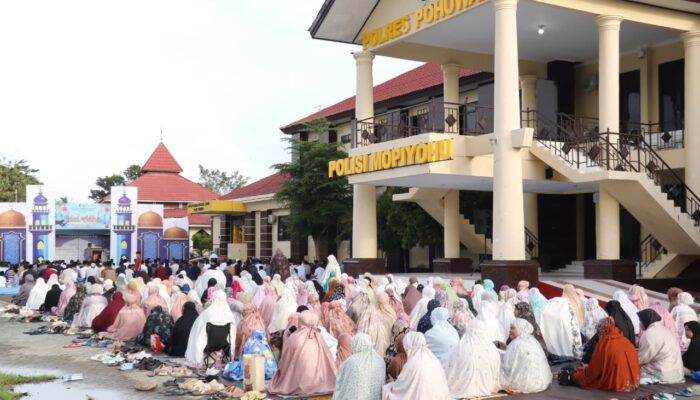 Polres Pohuwato Gelar Sholat Idul Adha 1447 H, Tegaskan Semangat Qurban dan Pelestarian Lingkungan