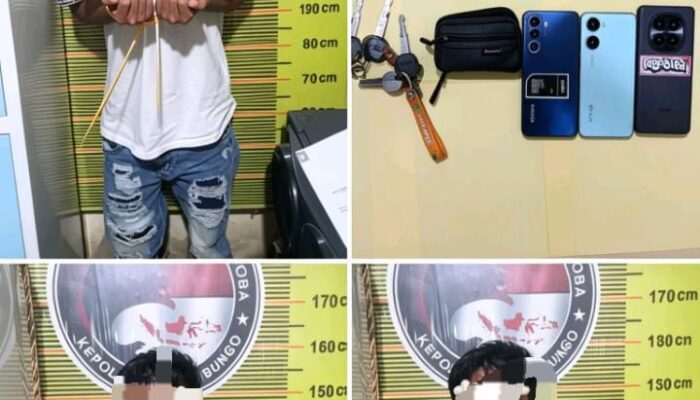 Kasat Narkoba Polres Bungo AKP Panji Kembali Berhasil Ungkap Kasus Peredaran Narkotika, Tiga Pelaku Diamankan
