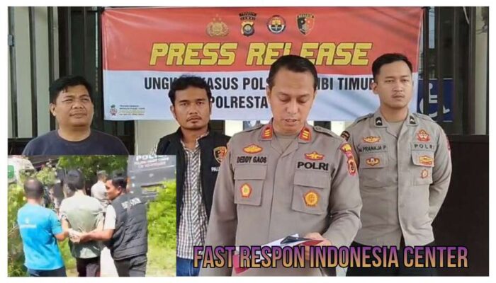 Anak Durhaka Tega Bunuh Ibu Kandung Pakai Pompa Air, Polsek Jambi Timur Amankan Pelaku