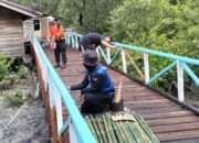 Jembatan Presisi Merah Putih Bengkalis Tuntas 100 Persen, Bukti Nyata Pengabdian Brimob