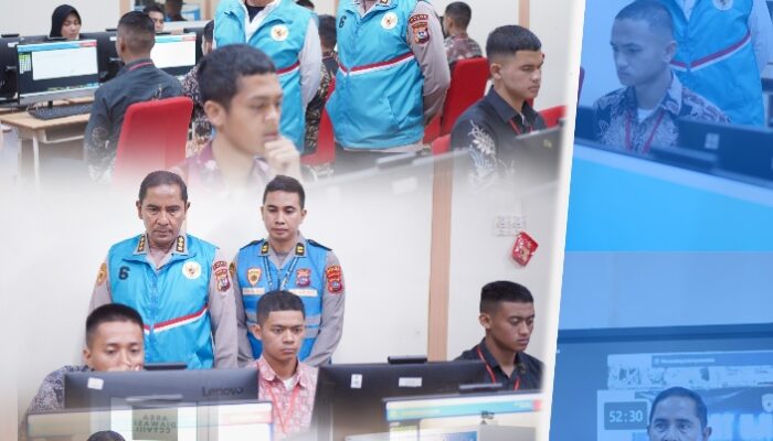 Wakapolda Sumbar Tinjau Langsung Uji CAT Akademik Taruna Akpol 2026, Biro SDM Pastikan Seleksi Transparan dan Profesional