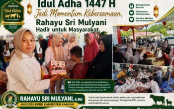Idul Adha 1447 H Jadi Momentum Kebersamaan, Rahayu Sri Mulyani Hadir untuk Masyarakat.