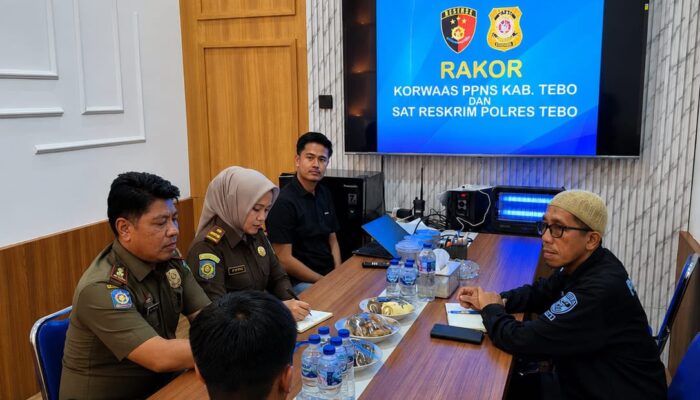 Polres Tebo Perkuat Sinergi dengan PPNS Melalui Rakor Peningkatan Koordinasi Penegakan Hukum