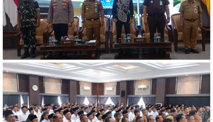 ‎Pemerintah Kabupaten Tebo Gelar Deklarasi Kampanye Damai Pilkades Serentak 2026