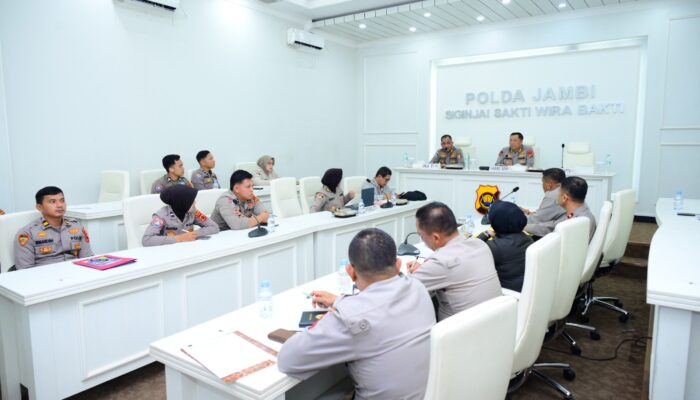 Polda Jambi Terima Kunjungan Tim Puslitbang Polri, Teliti Optimalisasi Almatsus Dalmas Dan Ketahanan Pangan