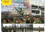 Berhasil Jaga Perbatasan dan Bantu Masyarakat Papua, Satgas Yonif 142/KJ Pulang dengan Prestasi Gemilang