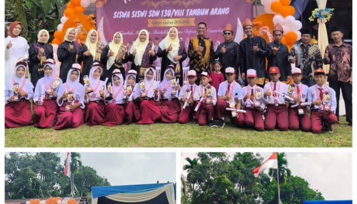 ‎Penuh Haru dan Meriah, Perpisahan Siswa Kelas VI SDN 130 Tambun Arang Dihiasi Pentas Seni Tari