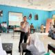 POLSEK PANIPAHAN GELAR SOSIALISASI DAN PENYULUHAN BAHAYA NARKOBA DI SMAN 1 PASIR LIMAU KAPAS