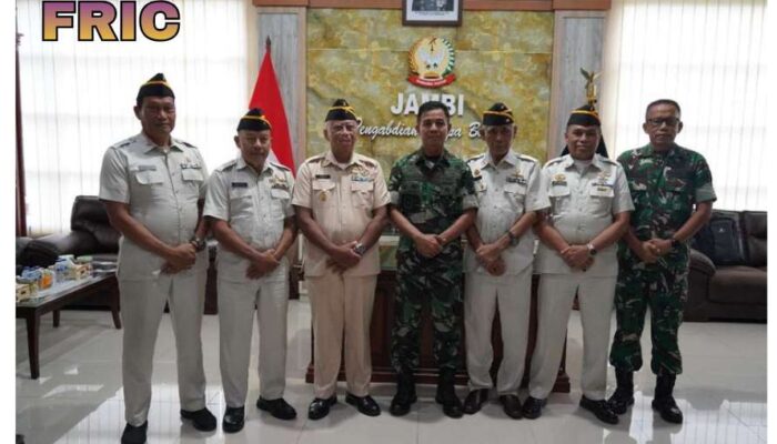 Perkuat Sinergi, Danrem 042/Gapu Terima Silaturahmi Pengurus Persatuan Purnawirawan Angkatan Darat Jambi