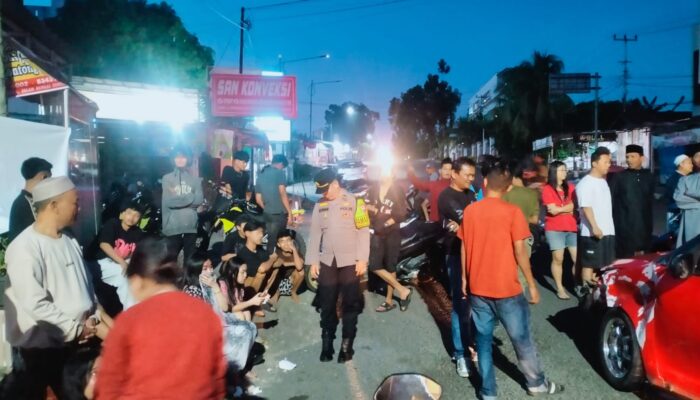 RESPON CEPAT POLRES BUNGO TINDAK LANJUTI LAPORAN LAKA LANTAS MELALUI LAYANAN 110