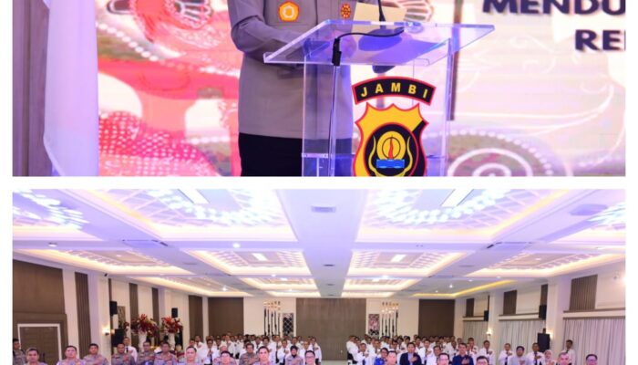 Kapolda Jambi Resmi Buka Rakernis Fungsi Intelkam Tahun 2026, Tekankan Deteksi Dini dan Penguatan Sinergi