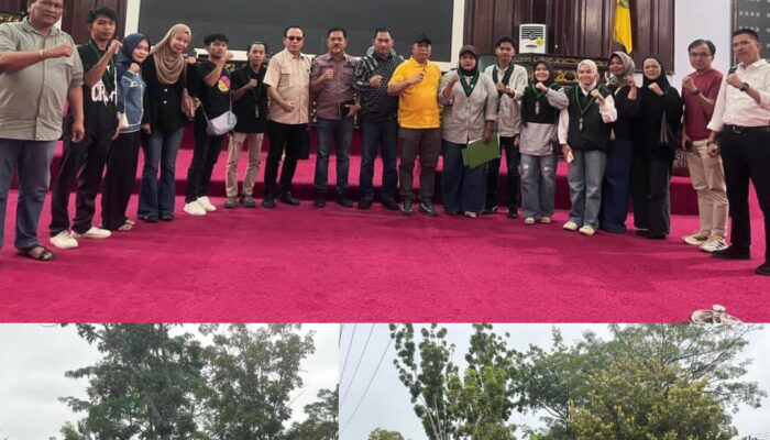 Himpunan Mahasiswa Islam (Hmi) Cabang Bungo Gelar Aksi Damai Dan Penyampaian Aspirasi Rakyat Bersama Dprd Kabupaten Bungo