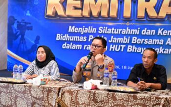 Polda Jambi Perkuat Sinergi Bersama Awak Media Melalui Kegiatan Kemitraan