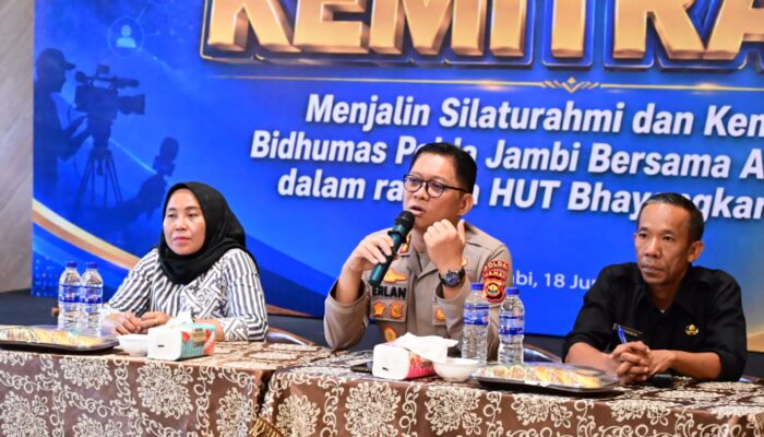 Polda Jambi Perkuat Sinergi Bersama Awak Media Melalui Kegiatan Kemitraan