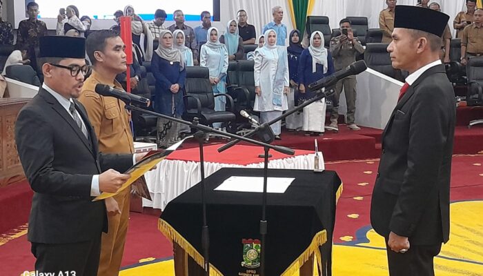 Resmi Dilantik! A.N. Idris Ucapkan Sumpah Janji Sebagai Anggota DPRD Kampar PAW Fraksi PAN.