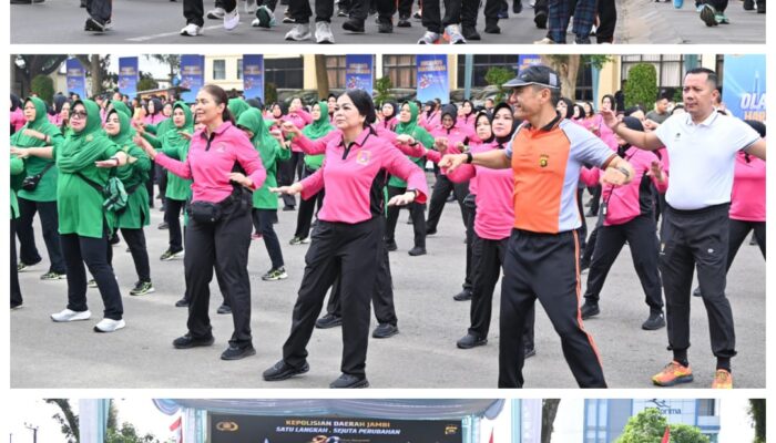 Polda Jambi Gelar Olahraga Bersama TNI-Polri dan Masyarakat, Perkuat Sinergitas di Hari Bhayangkara ke-80