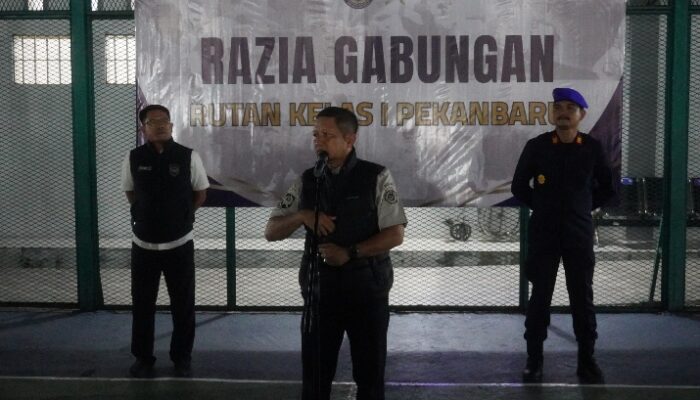 Rutan Pekanbaru Gelar Razia Gabungan Bersama APH, Perkuat Keamanan dan Komitmen Berantas Barang Terlarang