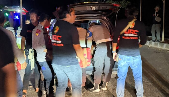 Jaga Ketertiban Akhir Pekan: URC Polres Pohuwato Sasar Lokasi Keramaian