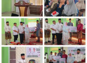 Serahkan Bantuan BAZNAS kepada keluarga Korban Angin Puting Beliung,Bupati Kasmarni Tegaskan : Pemerintah Selalu Hadir Untuk Masyarakat